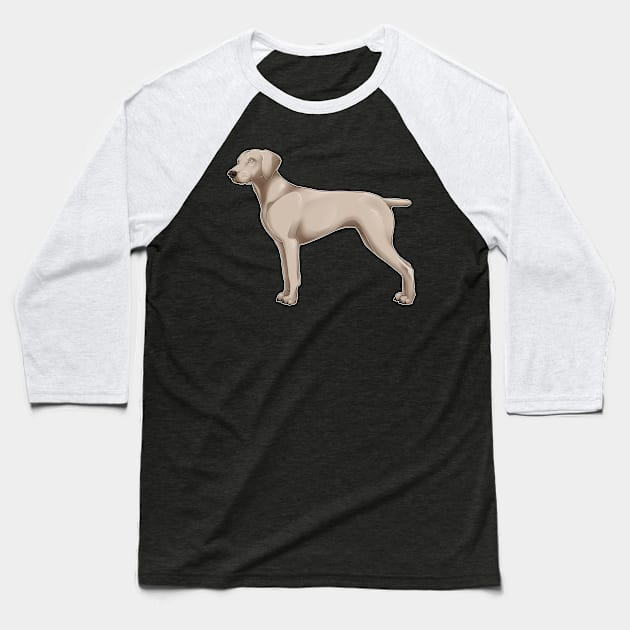 Weimaraner Baseball T-Shirt by Fox & Roses